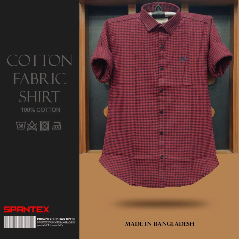 Premium Quality full Cartoon Check Shirt for Mens by SPANTEX