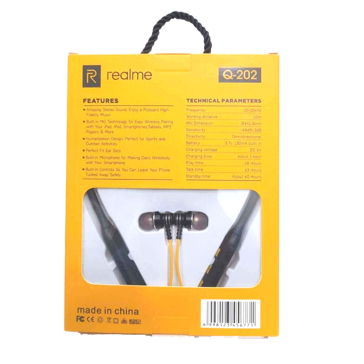 Realme neckband bluetooth earphones hot sale