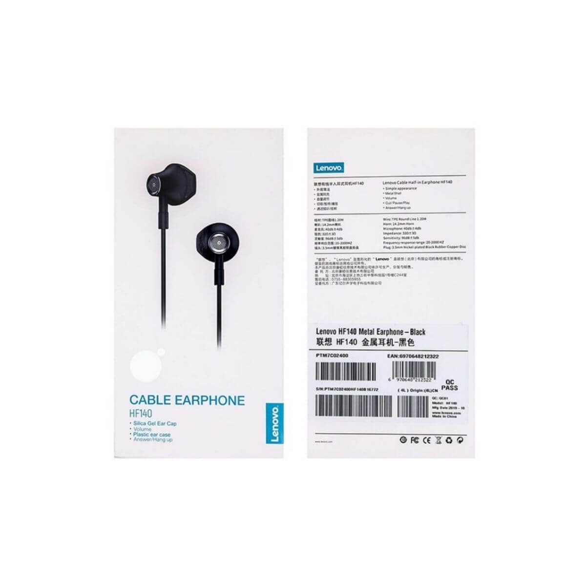 Lenovo HF140 Wired Earphone